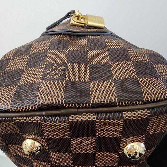 Brown checkered bag - Picture 8 of 14